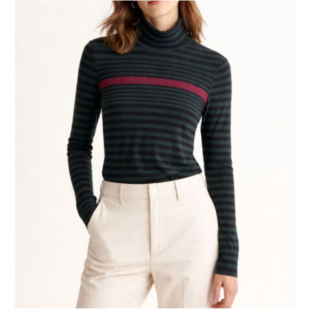 & Other Stories Striped Turtleneck Sweater Size XS